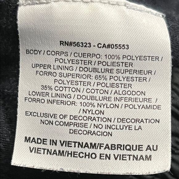 Nike Black Open Zip Ankle Nylon Jogger Size Small - Picture 9 of 10